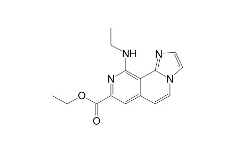 10-(ethylamino)-8-imidazo[2,1-a][2,7]naphthyridinecarboxylic acid ethyl ester