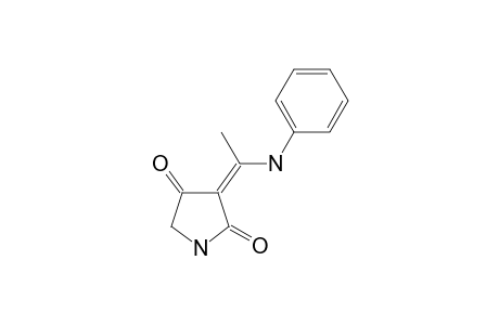 (3Z)-3-[1-(phenylamino)ethylidene]pyrrolidine-2,4-quinone