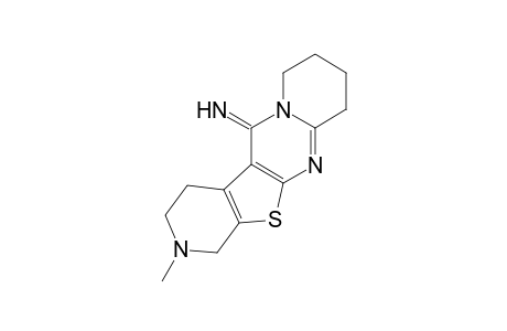 2-Methyl-1,2,3,4,6,7,8,9-octahydro-11-thia-2,5a,10-triaza-benzo[b]fluoren-5-ylideneamine