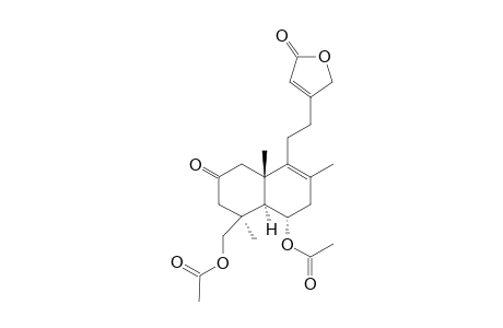 2-DEHYDRO-AMOENOLIDE-6,19-DIACETATE