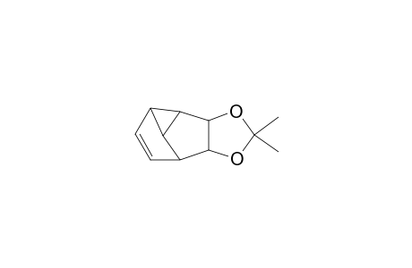 endo-6,7-Isopropylidenedioxy-tricyclo(3.3.0.0/2,8/)oct-3-ene