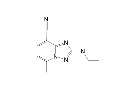 2-Ethylamino-5-methyl[1,2,4]triazolo[1,5-a]pyridine-8-carbonitrile