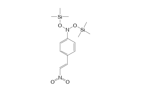 BETA-NITRO-4-N,N-[BIS-(TRIMETHYLSILYLOXY)-AMINO]-STYRENE