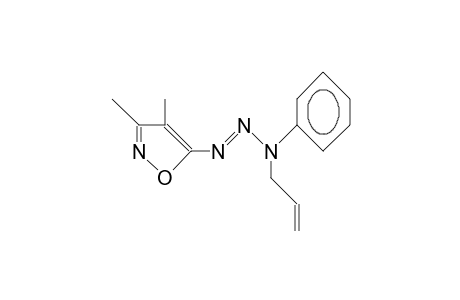 1-(3,4-Dimethyl-5-isoxazolyl)-3-allyl-3-phenyl-triazene