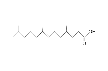 3,7-Tridecadienoic acid, 4,8,12-trimethyl-