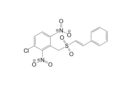 1-Chloro-2,4-dinitro-2-[(.beta.-styrylsulfonyl)methyl]benzene