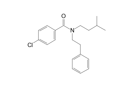 Benzamide, 4-chloro-N-(2-phenylethyl)-N-(3-methylbutyl)-