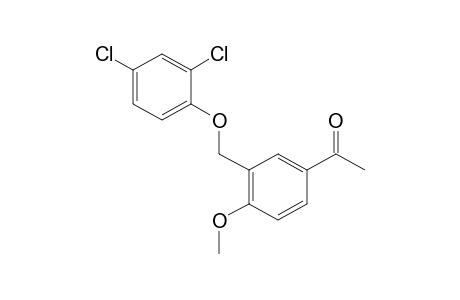 3'-[(2,4-dichlorophenoxy)methyl]-4'-methoxyacetophenone