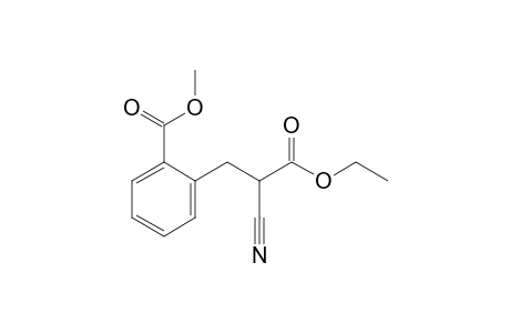 Methyl 2-(2-cyano-3-ethoxy-3-oxopropyl)benzoate