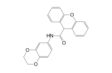 N-(2,3-dihydro-1,4-benzodioxin-6-yl)-9H-xanthene-9-carboxamide