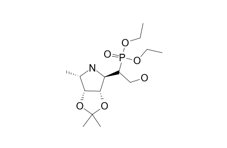 DIETHYL-(2'R,2S,3S,4R,5S)-2'-HYDROXY-1'-(3,4-ISOPROPYLIDENEDIOXY-5-METHYLPYRROLIDIN-2-YL)-ETHANEPHOSPHONATE