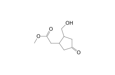 Methyl 2-(hydroxymethyl)-4-oxocyclopentaneacetate