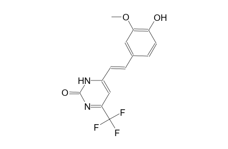 2(3H)-pyrimidinone, 4-[(E)-2-(4-hydroxy-3-methoxyphenyl)ethenyl]-6-(trifluoromethyl)-