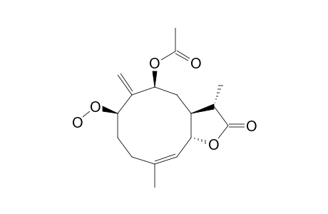 1-BETA-HYDROPEROXY-9-BETA-ACETOXY-GERMACRA-4,10(14)-DIEN-6-BETA,11-BETA-H-12,6-OLIDE