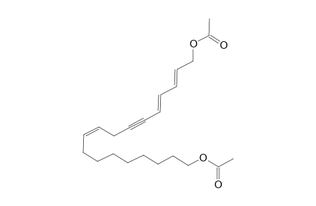 (2-E,4-E,9-Z)-HEPTADECATRIEN-6-YNE-1,18-DIYL_ACETATE