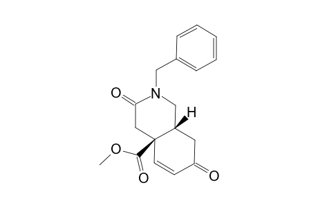 (4aR,8aR)-2-(benzyl)-3,7-diketo-1,4,8,8a-tetrahydroisoquinoline-4a-carboxylic acid methyl ester