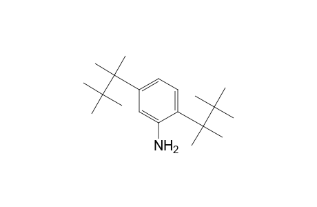 Benzenamine, 2,5-bis(1,1,2,2-tetramethylpropyl)-