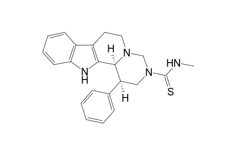 (1R,12bS)-1-Phenyl-3-(N-methylthiocarbamoyl)-1,2,6,7,12,12bS-hexahydropyrimido[1',6' : 1,2]pyrido[3,4-b]indole
