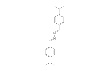 p-isopropylbenzaldehyde, azine