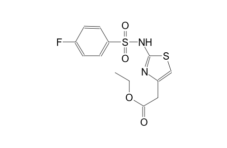 ethyl (2-{[(4-fluorophenyl)sulfonyl]amino}-1,3-thiazol-4-yl)acetate