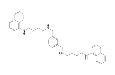 1-naphthyl-[4-[[3-[[4-(1-naphthylamino)butylamino]methyl]benzyl]amino]butyl]amine