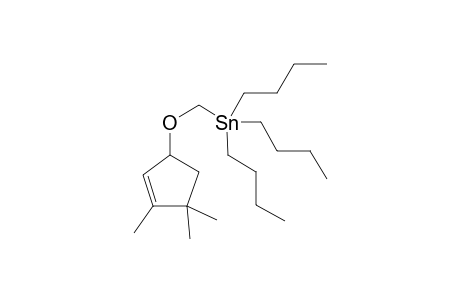 1-Tributyl-(3,4,4-trimethylcyclopent-2-enyloxymethyl)-stannane