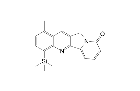 1-Methyl-4-trimethylsilyl-11H-indolizino[1,2-b]quinolin-9-one