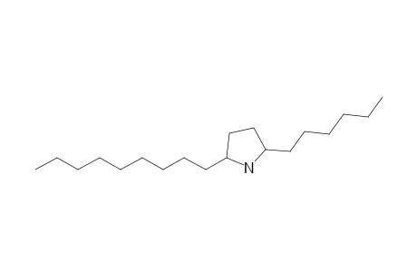 2-Hexyl-5-nonylpyrrolidine