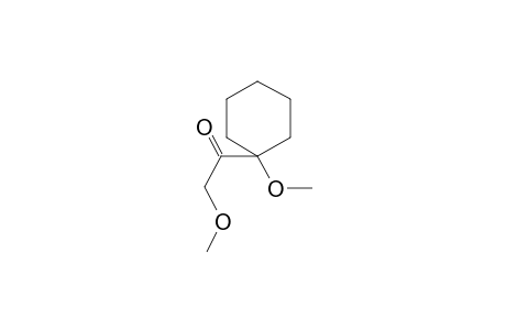 Ethanone, 2-methoxy-1-(1-methoxycyclohexyl)-