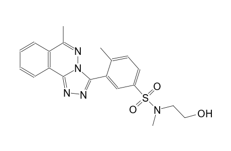 N-(2-hydroxyethyl)-N,4-dimethyl-3-(6-methyl[1,2,4]triazolo[3,4-a]phthalazin-3-yl)benzenesulfonamide