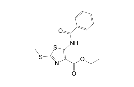 5-Benzoylamino-4-ethoxycarbonyl-2-(methylthio)thiazole