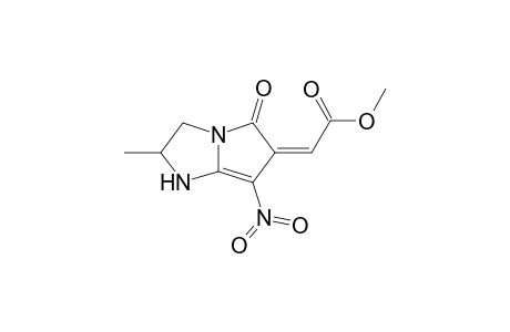 Methyl 2-[2-methyl-7-nitro-5-oxo-2,3-dihydro-1H-pyrrolo[1,2-a]imidazol-6(5H)-yliden]acetate