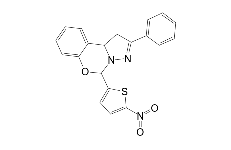 5-(5-Nitro-2-thienyl)-2-phenyl-1,10b-dihydropyrazolo[1,5-c][1,3]benzoxazine