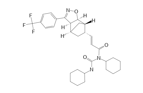 ENDO-1,3-DICYCOLHEXYL-3-(2E)-3-[5-[4-(TRIFLUOROMETHYL)-PHENYL]-3-OXA-4-AZATRICYCLO-[5.2.1.0(2,6)]-DEC-4-EN-9-YL]-PROP-2-ENOYL]-UREA