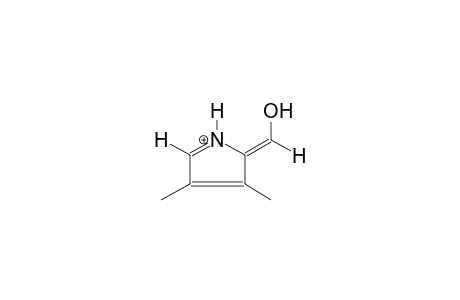 3,4-DIMETHYL-5-FORMYLPYRROL, PROTONATED