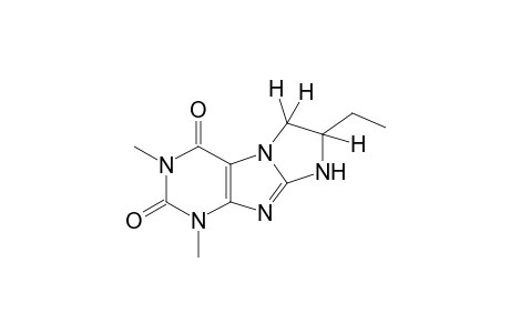 R-(+)-7,8-dihydro-1,3-dimethyl-7-ethyl-1H-imidazol[2,1-f]purine-2,4(3H,6H)-dione