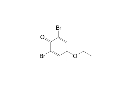 2,6-Dibromo-4-ethoxy-4-methylcyclohexa-2,5-dien-1-one