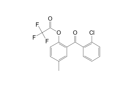 2'-Chloro-2-hydroxy-5-methylbenzophenone, trifluoroacetate