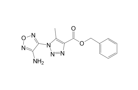 1H-[1,2,3]Triazole-4-carboxylic acid, 1-(4-aminofurazan-3-yl)-5-methyl-, benzyl ester