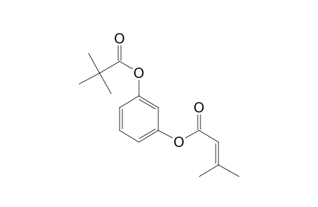 1,3-Benzenediol, o-(3-methylbut-2-enoyl)-o'-pivaloyl-