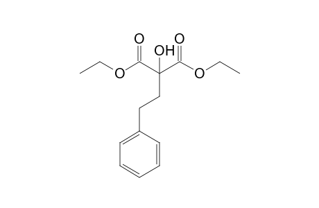 3-Phenyl-1,1-bis(ethoxycarbonyl)-propane-1-ol