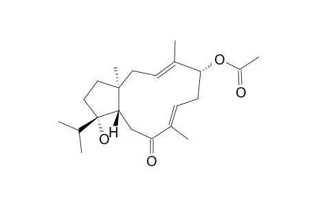 (1S*,3E,5R*,7E,11S*,12S*)-5-ACETOXY-12-HYDROXYDO-LABELLA-3,7-DIEN-9-ONE