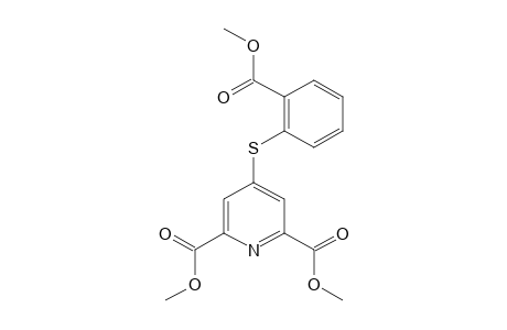 4-(o-carboxyphenylthio)-2,6-pyridinedicarboxylic acid, trimethyl ester