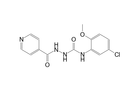 4-(5-chloro-2-methoxyphenyl)-1-isonicotinoylsemicarbazide