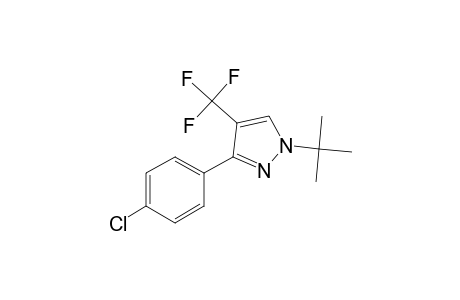 1-tert-Butyl-3-(4-chlorophenyl)-4-(trifluoromethyl)pyrazole