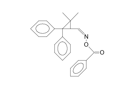 2,2-Dimethyl-3,3-diphenyl-cyclopropanecarbaldehyde oxime benzoate