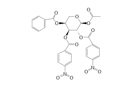 1-Acetyl-2,3-di-p-nitrobenzoyl-4-benzoyl-.alpha.-L-arabinopyranose