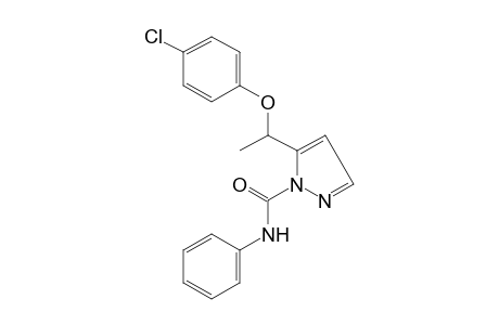 5-[1-(p-CHLOROPHENOXY)ETHYL]PYRAZOLE-1-CARBOXANILIDE