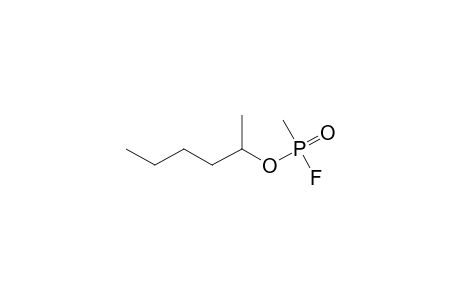 1-Methylpentyl methylphosphonofluoridoate