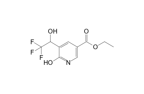 2-HYDROXY-3-(1-HYDROXY-2,2,2-TRIFLUOROETHYL)-5-CARBETHOXYPYRIDINE